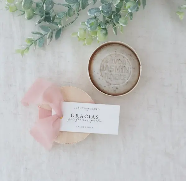 jabones bodas pequeñas regalos originales bodas pequeñas
