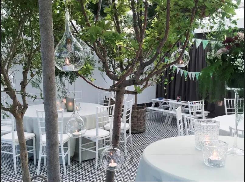 Patio decorado Invernadero Los Peñotes
