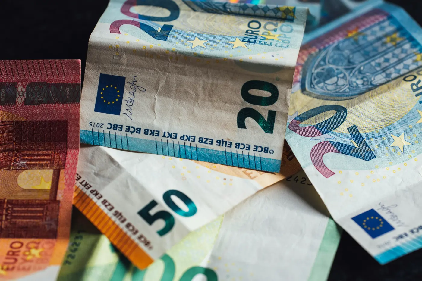Euros, dinero, billetes